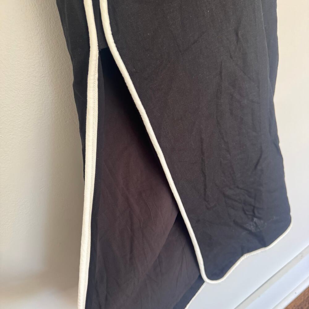 Farm Rio Black And White Cut-Out Midi Dress - Picture 6 of 9